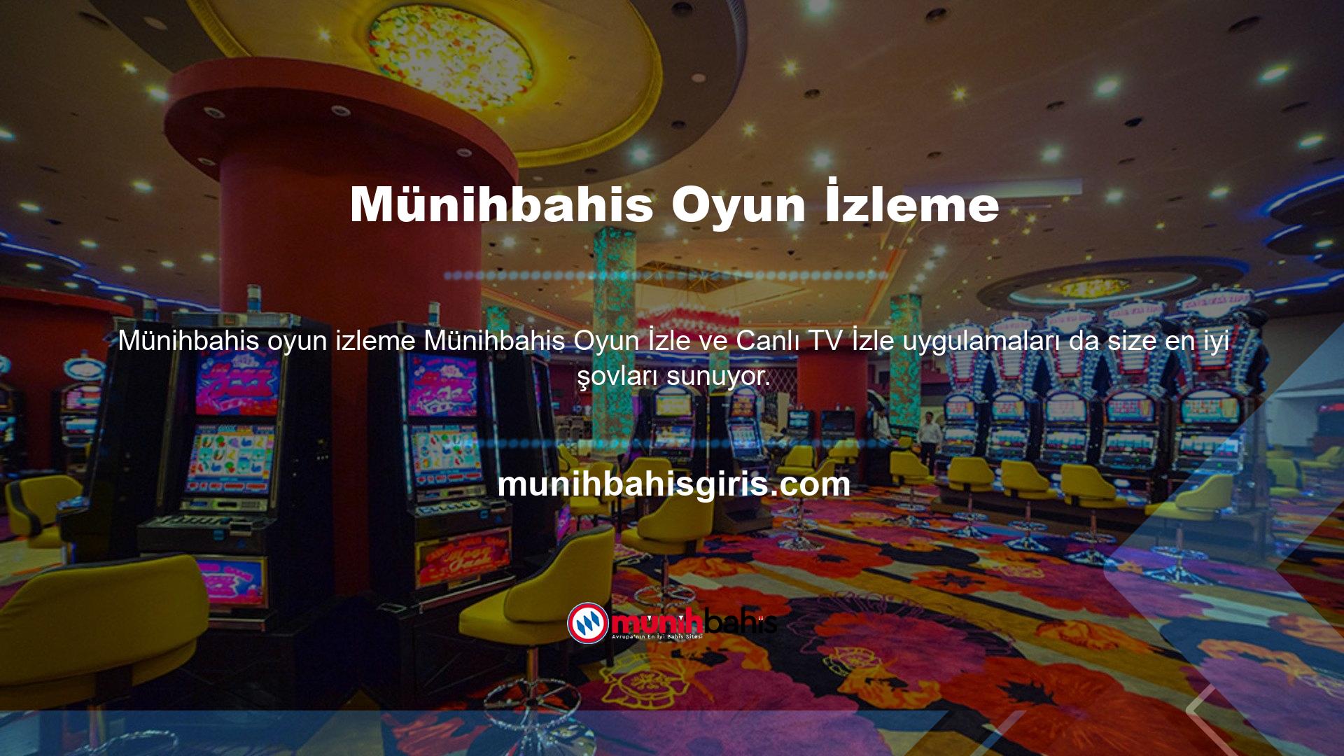 Mobil cihazınızdan Münihbahis canlı oyunlarını izleyebilir veya canlı casino oyunlarını deneyimleyebilirsiniz